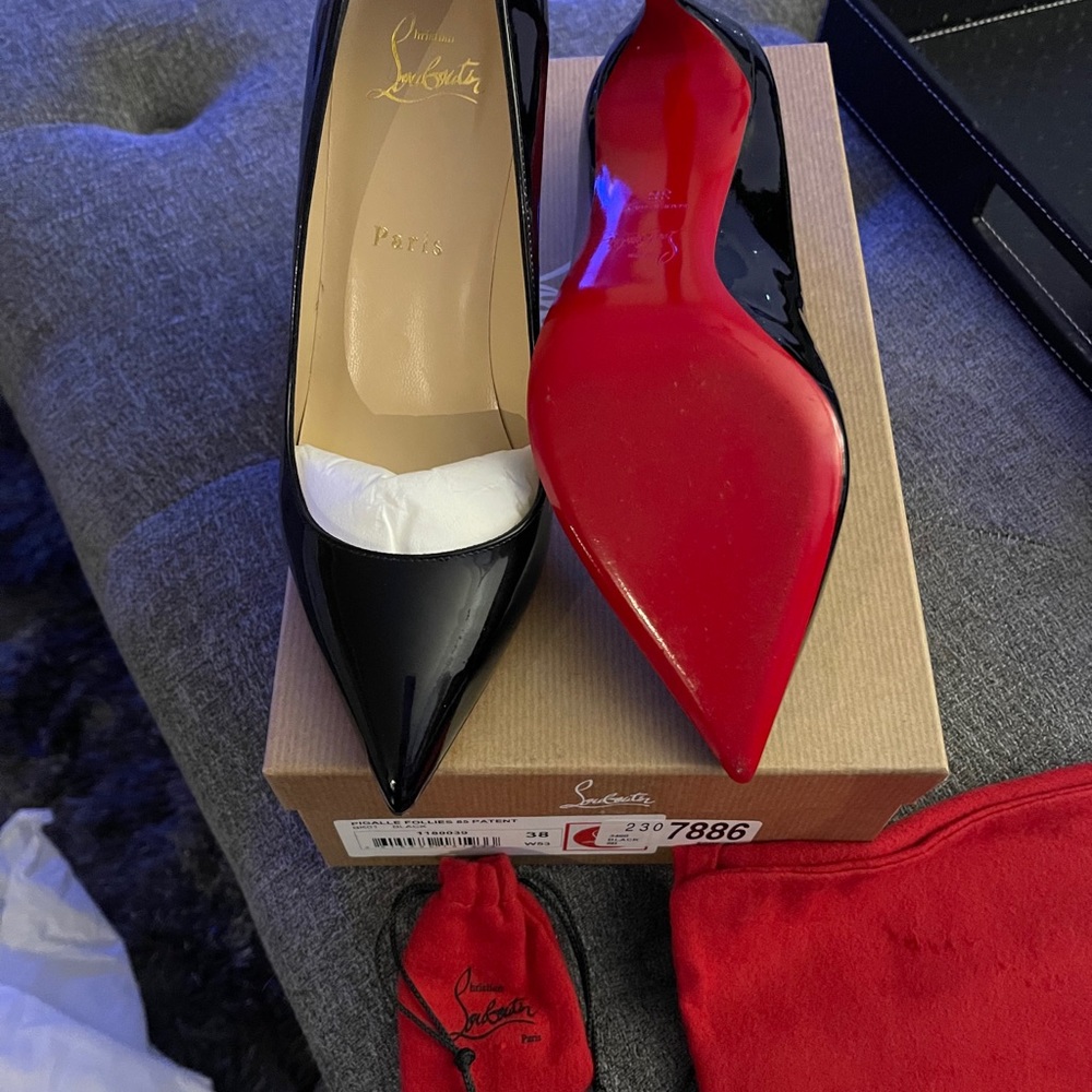 Christian Louboutins size 38 worn once - Picture 3 of 3